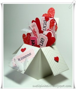 tarjeta caja  card in a box