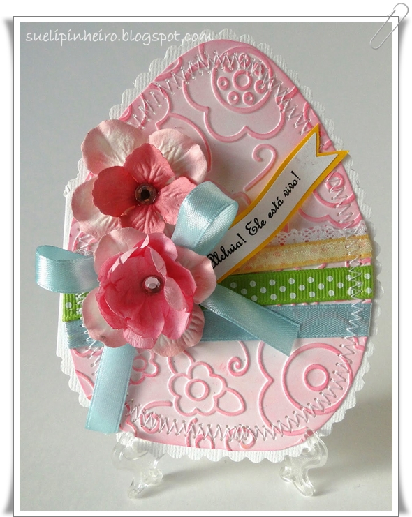 Tarjeta Pascua huevo