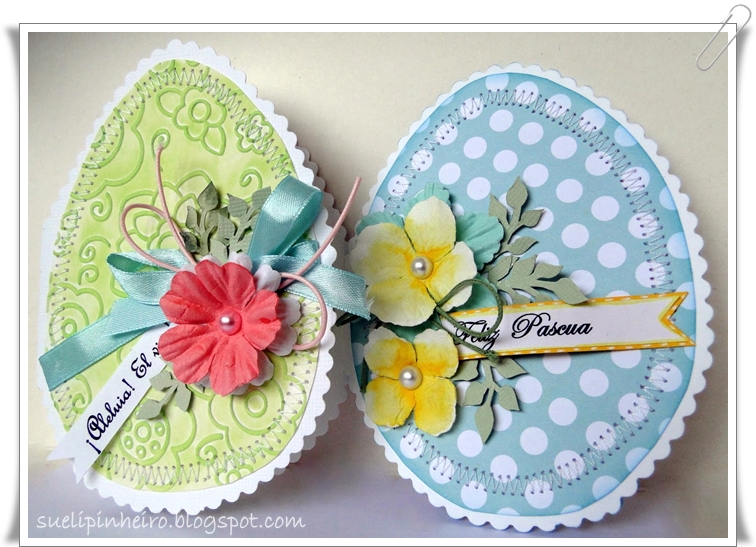 Tarjeta Pascua huevo